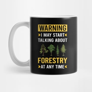 Warning Forestry Mug